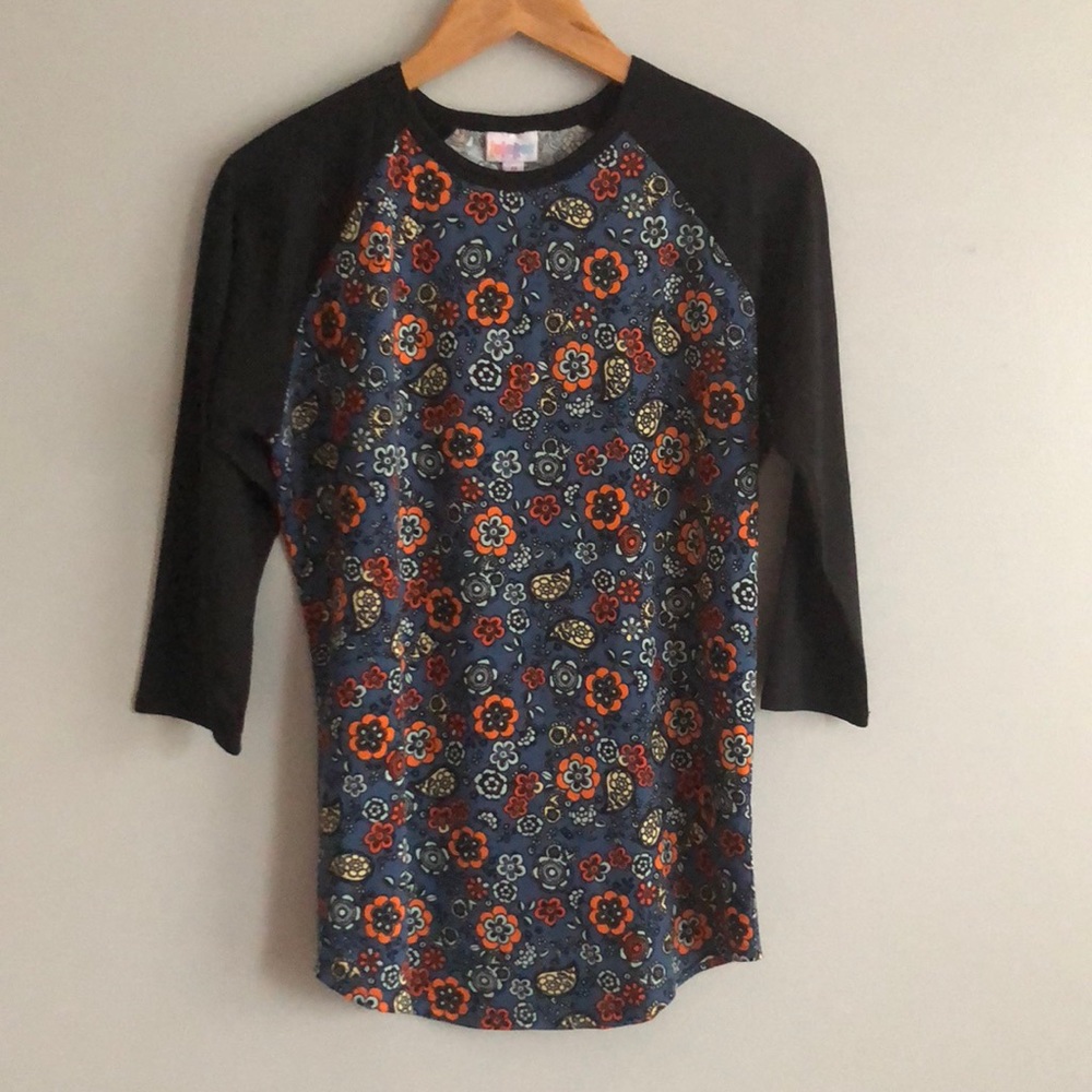 Floral Baseball Tee